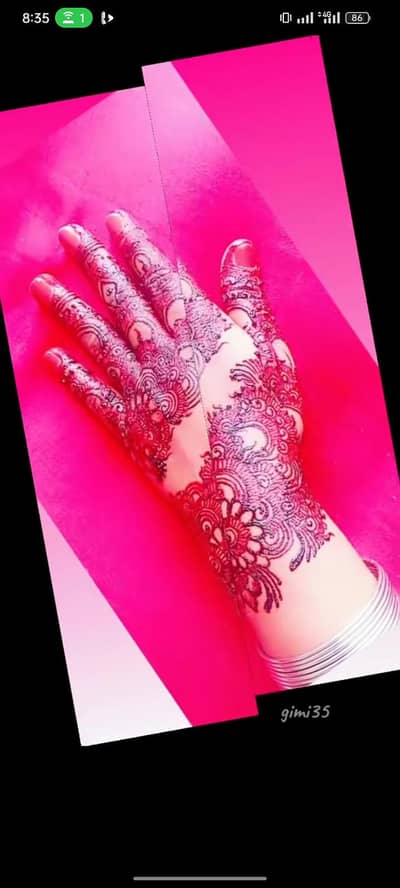 Bridal Mehndi artist