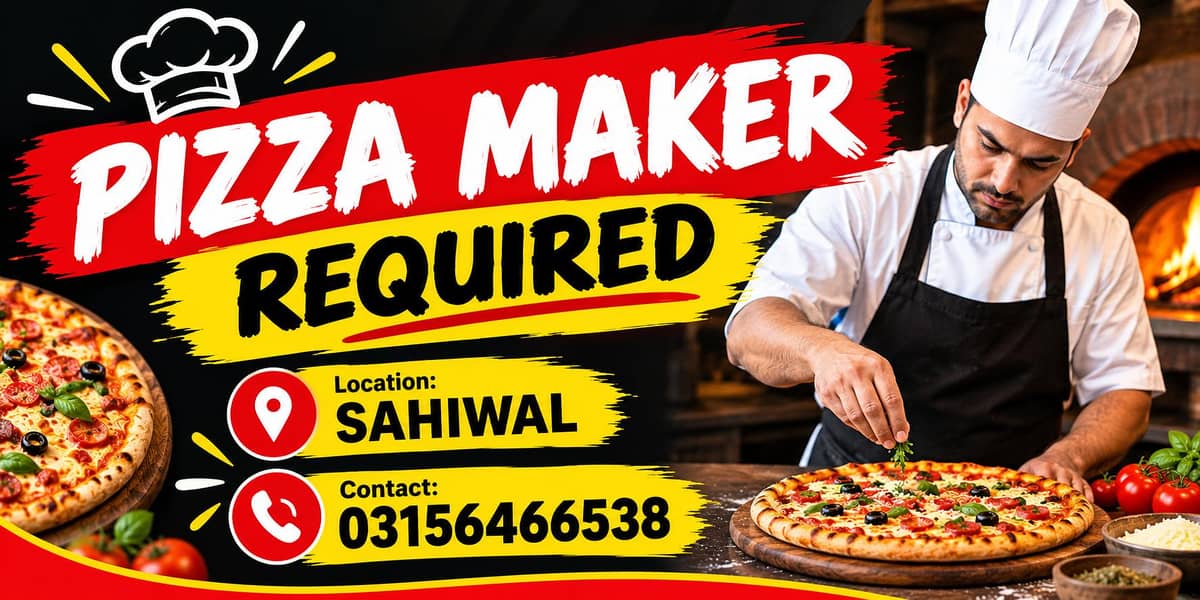 Expert Pizza Maker required 0