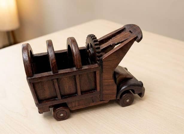 Wooden Truck Model | Home Decor Truck Model | Decorative Wooden Truck | Truck Organizer Model and Showpiece
