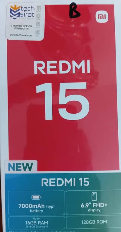 redmi 15 midnight black colour