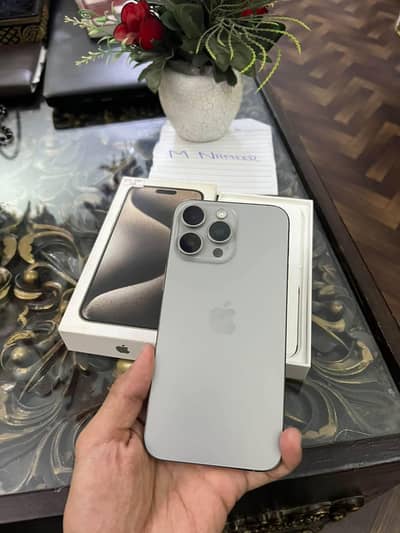 Apple iPhone 15 Pro Max PTA Approved What's 03263216528