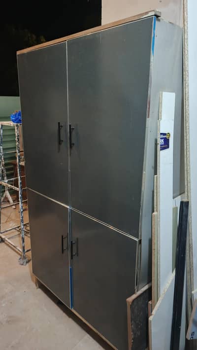 Solid Wood Wardrobe for Sale - 2 Doors wardrobe Wood Made - almari