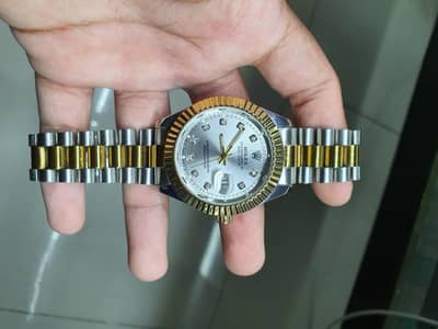 Rolex two tone watch