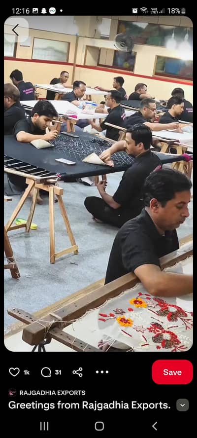 hand work embroidery