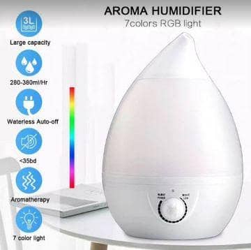 Air Humidifier Adjustable Mist 3 Liter