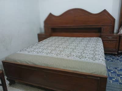 Bed and dressing table urgent sale 0336-4652142