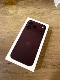 iPhone 18 Pro Max 256GB Burgundy – Box Packed – TRA Factory Unlocked
