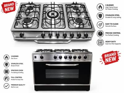 5 chulhe Wala New oven _10/10 condition _ unused
