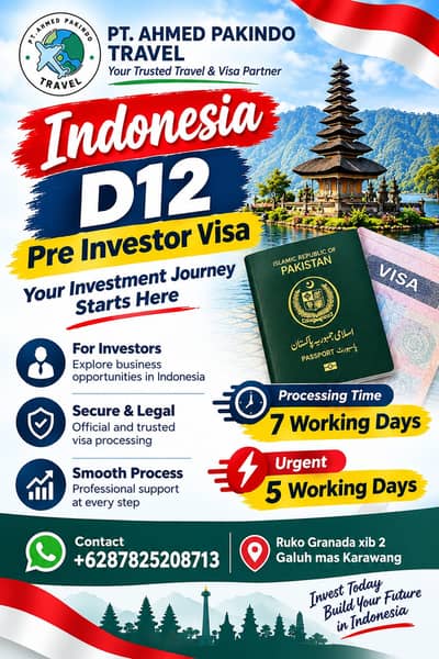 Indonesia All Types of visa