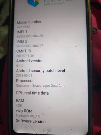 Vivo Y85