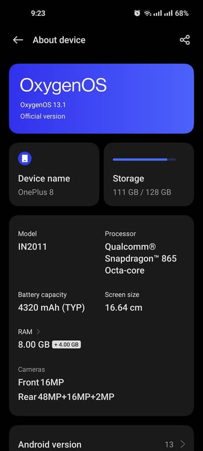 One Plus 8