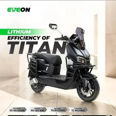 New Eveon Titan Plus (Lithium) Electric Scooty Zero Meter