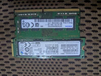 Samsung 256gb ssd nvme/ Samsung 4gb ddr4 2666 ram