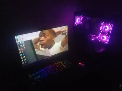 selling the whole setup monitor and PC read description