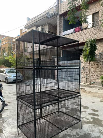 Heavy Iron Cage Set - 1 Big Tier Cage or 3 Separate