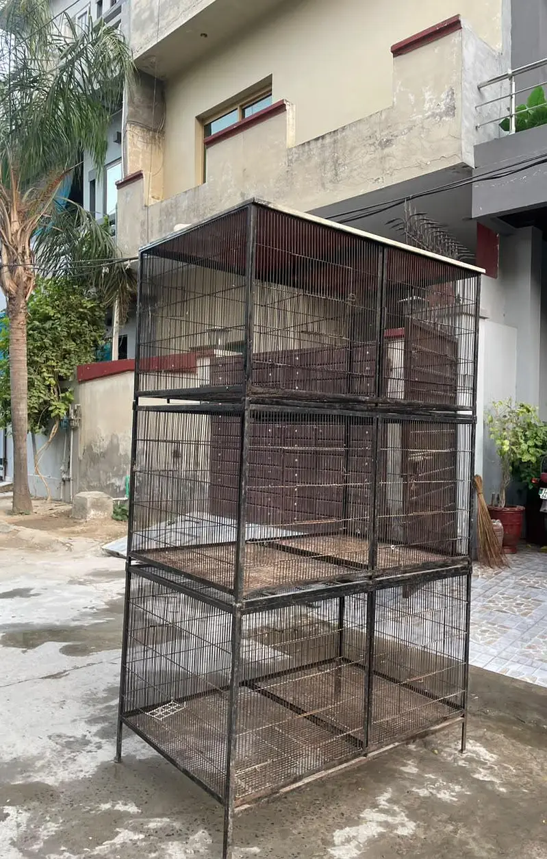 Heavy Iron Cage Set - 1 Big Tier Cage or 3 Separate — photo 3