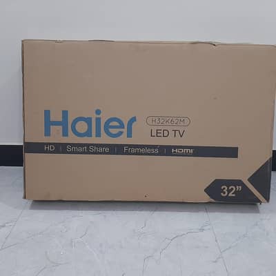 Haier 32 Bazelless Smart Share LED TV (Model: H32K62M)