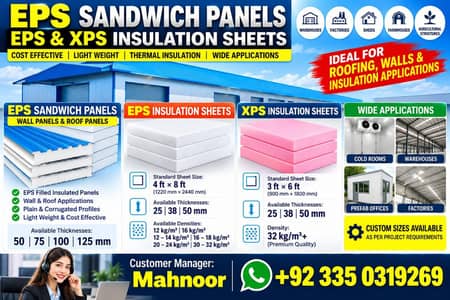EPS | PU/PIR Sandwich Panels | EPS, XPS & PU/PIR Insulation Sheets
