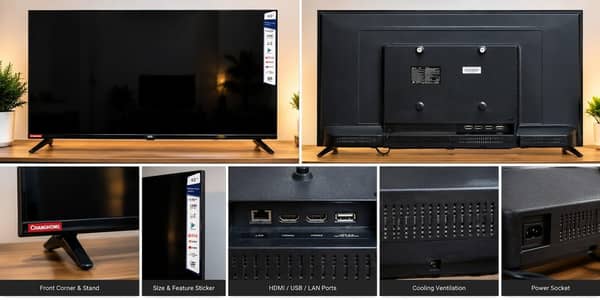Changhong Changhong Ruba 43 Inch UHD 4K Smart LED TV – Borderless
