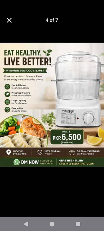 food steamer