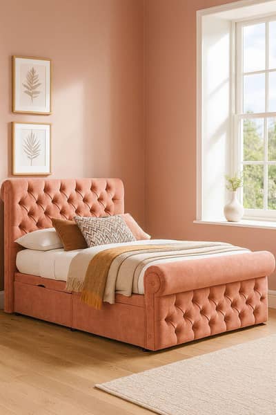 Single Bed For Sale - Solid Wood Structure - Factory Price