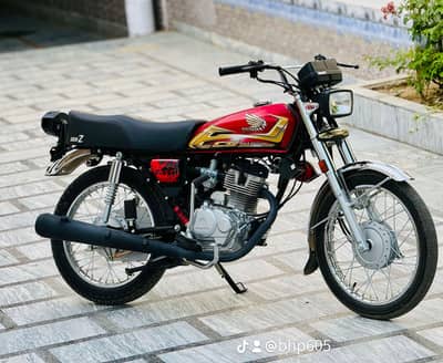 Cg125 gold edition self start 5 gears