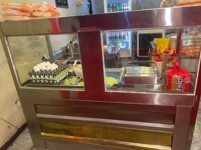 Burger Shawarma Fast Food Counter