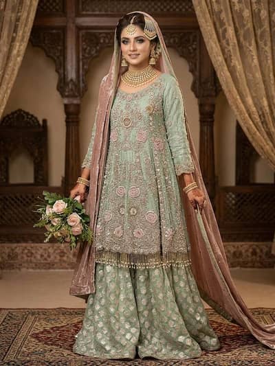 Bridal Dresses Full Package Mehndi , Baraat , Walima