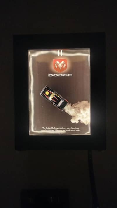 CAR LIGHT DIECAST FRAME (DODGE EDITION)