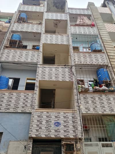 West open 2nd floor 2 room flat for sale korangi crossing