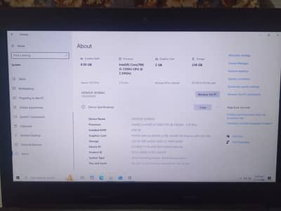 i5 7th Gen Laptop 8GB 256GB SSD with 920MX