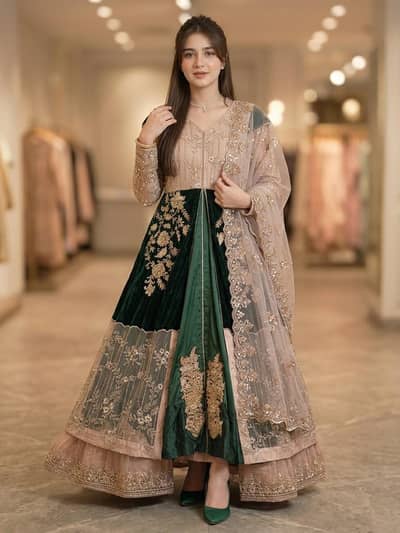 Maxi with dupatta & trouser