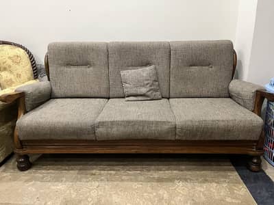 3, 2, 1 solid wood sofa set