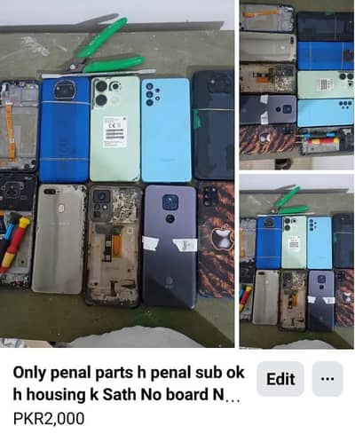 Only penal parts h penal sub ok h housing k Sath No board No bttry