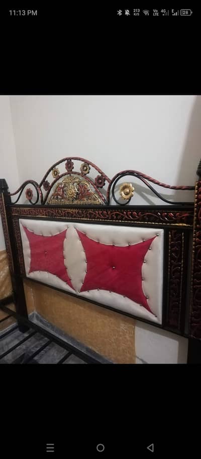 Iron Queen size bed