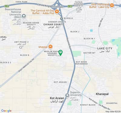 2 Marla Commercial Plot For Sale In Usman Block, Al Kabir Town Phase 2 | Prime Business & Investment Location