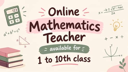 Learn Mathematics online in Low Fee