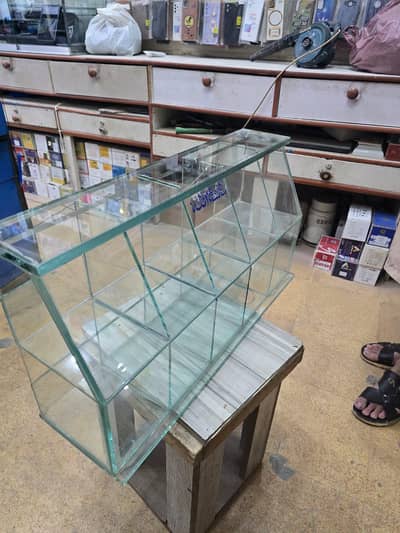 "Glass Countertop Display Showcase for Shop /