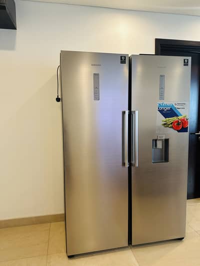 Samsung Double-Door Refrigerator with Freezer