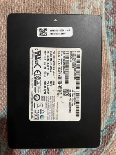256gb Samsung SSD