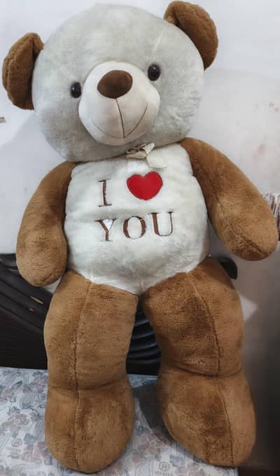 4 Feet Giant Teddy Bear | I Love You | Large Soft Teddy | Gift