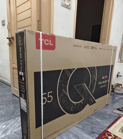 TCL 55" QLED 4K Smart Android TV | Excellent Condition