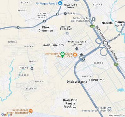 A Prime Location Plot For Sale In Mumtaz City Islamabad