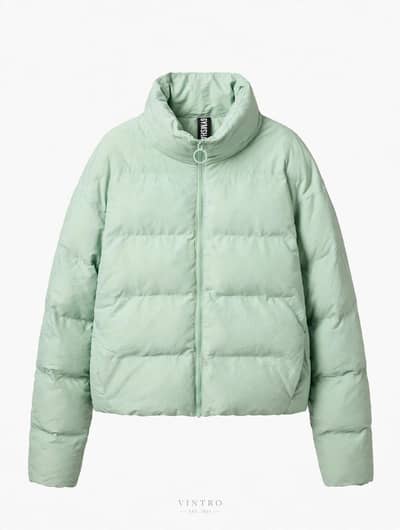 mint puffer jacket
