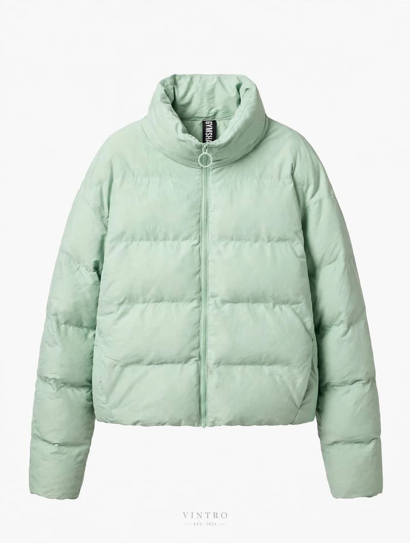 mint puffer jacket 0