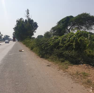 10 Kanal Commercial Paid Plot available on main Multan road Lahore