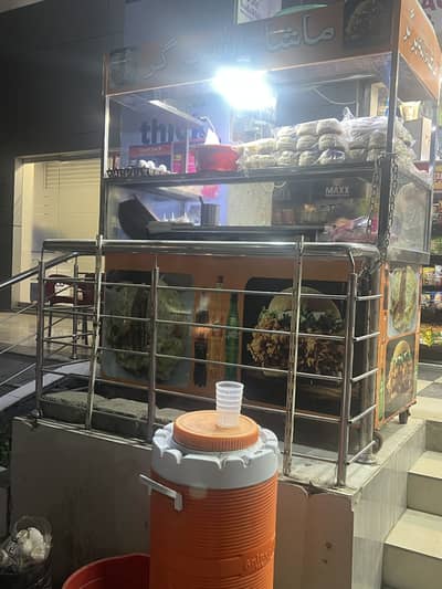 Burger stall