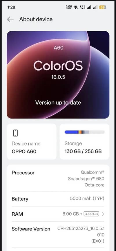 OPPO A60, Exchange possible