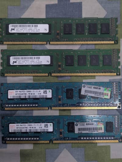 hynix 2GB and Micron 2GB 4 desktop RAM