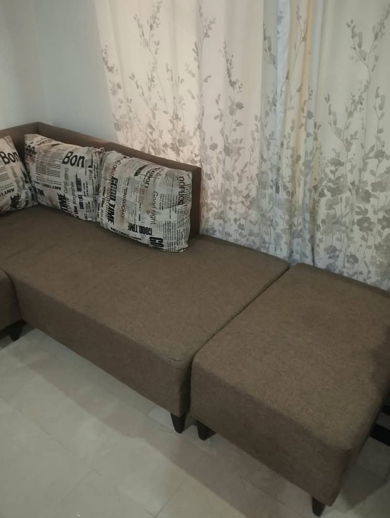 New condition L shape sofa 3